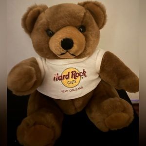 Herrington & Company 1990 Hard Rock Café teddy bear plush NEW ORLEANS
